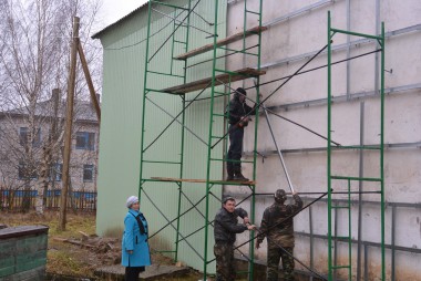 Рабочим и дождь   не помеха