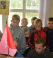 С интересом наблюдали,   как верстаются газетные полосы…