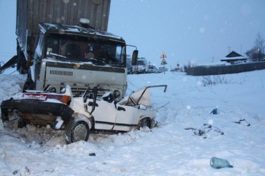 Начало февраля. На дороге тревожно